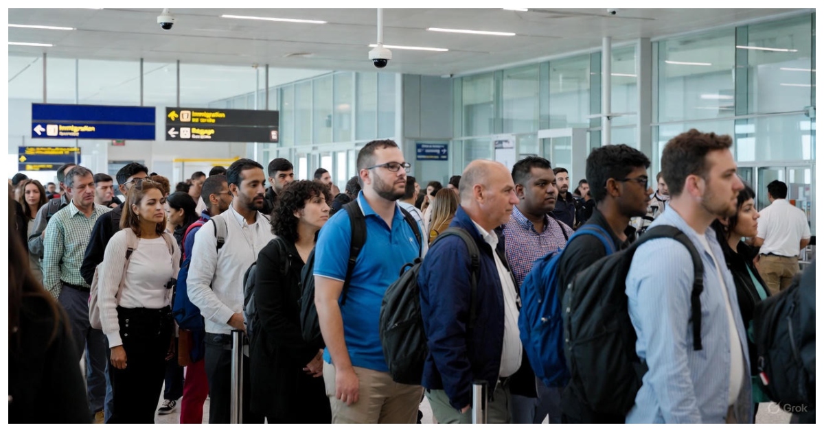 অ্যালেক্সের ভাষায়, এটা ভ্রমণ না, মানসিক চাপ। ছবি: গ্রোক এআই